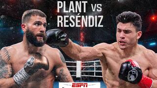 ESPN transmitió la pelea Caleb Plant vs. José Armando Reséndiz desde Las Vegas