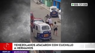 Chorrillos: detienen a pareja de extranjeros que atacaron a hermanos con cuchillos | VIDEO 