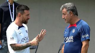 Galtier confirma negociaciones de PSG con Lionel Messi: “Creo que está contento en París”