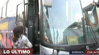Barranca: delincuentes armados asaltaron bus interprovincial