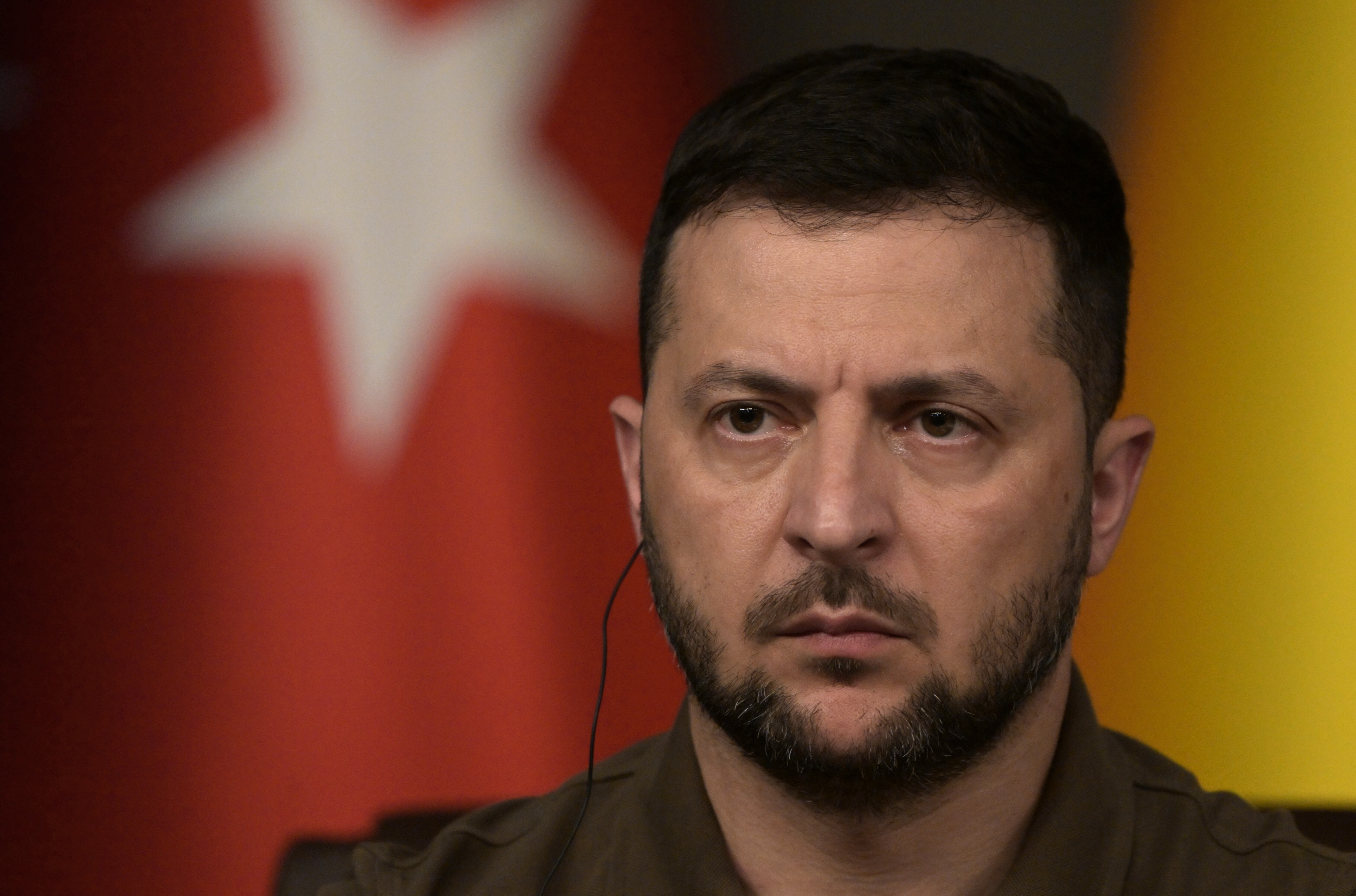 El presidente ucraniano, Volodymyr Zelensky. (Foto de OZAN KOSE / AFP)