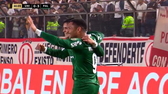 Goleada en el Monumental: Vitor Roque coloca el 3-0 de Palmeiras sobre Universitario | VIDEO