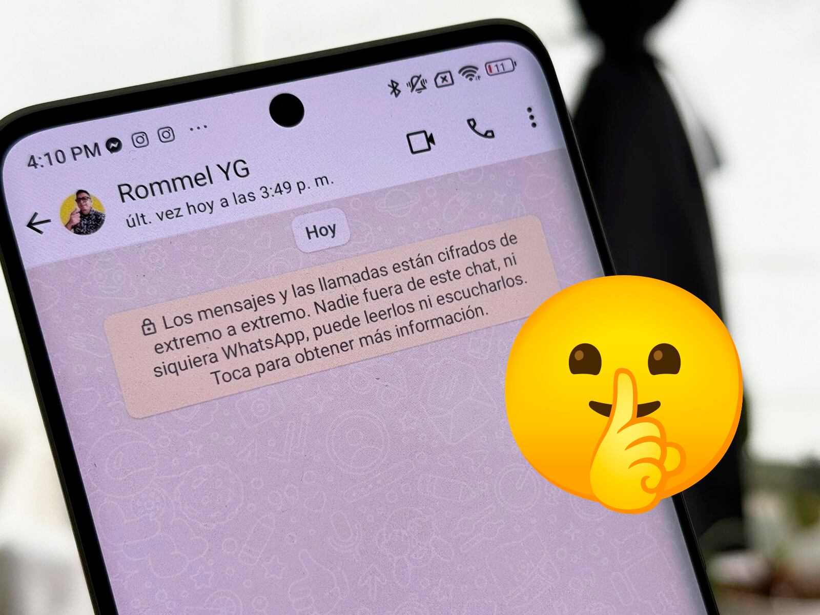 WHATSAPP | Aquí te enseño todos los pasos que hice para detectar si tu 'crush' te ha silenciado en WhatsApp. (Foto: MAG - Rommel Yupanqui)