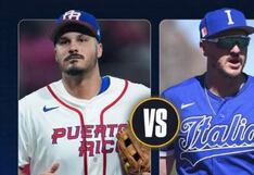 Puerto Rico vs Italia: horarios, canales TV y dónde ver partido por Clásico Mundial de Béisbol 2026