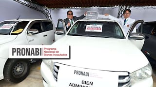 ¿Cuándo será la subasta de PRONABI para intentar comprar vehículos incautados desde 1575 soles?