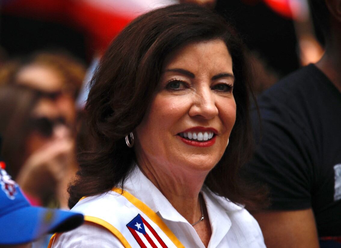 Kathy Hochul es la actual gobernadora de Nueva York (Foto: AFP)