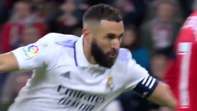 Para enmarcar: golazo de Benzema en el Real Madrid 1-0 Athletic Bilbao | VIDEO