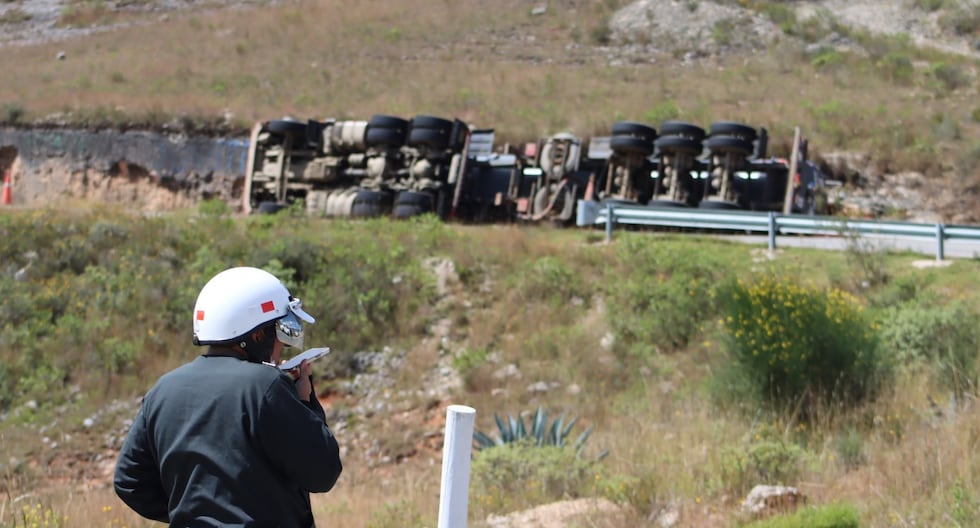 El incidente generó una emergencia que movilizó a diversas autoridades y servicios de emergencia debido al alto riesgo que representa este químico (foto: Diresa de Cajamarca).