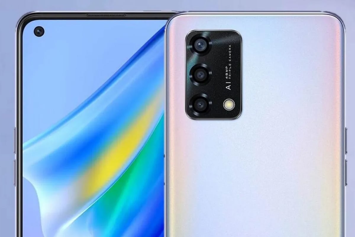 El Oppo Reno 6 Lite lleva triple cámara en la zona trasera, además de un pequeño agujero sobre la pantalla. (Foto: Oppo)