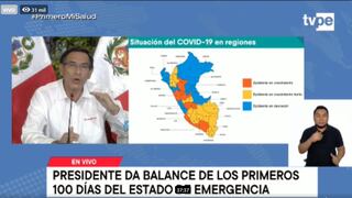 Coronavirus en Perú: Martín Vizcarra pidió poner mayor atención en seis regiones por el COVID-19