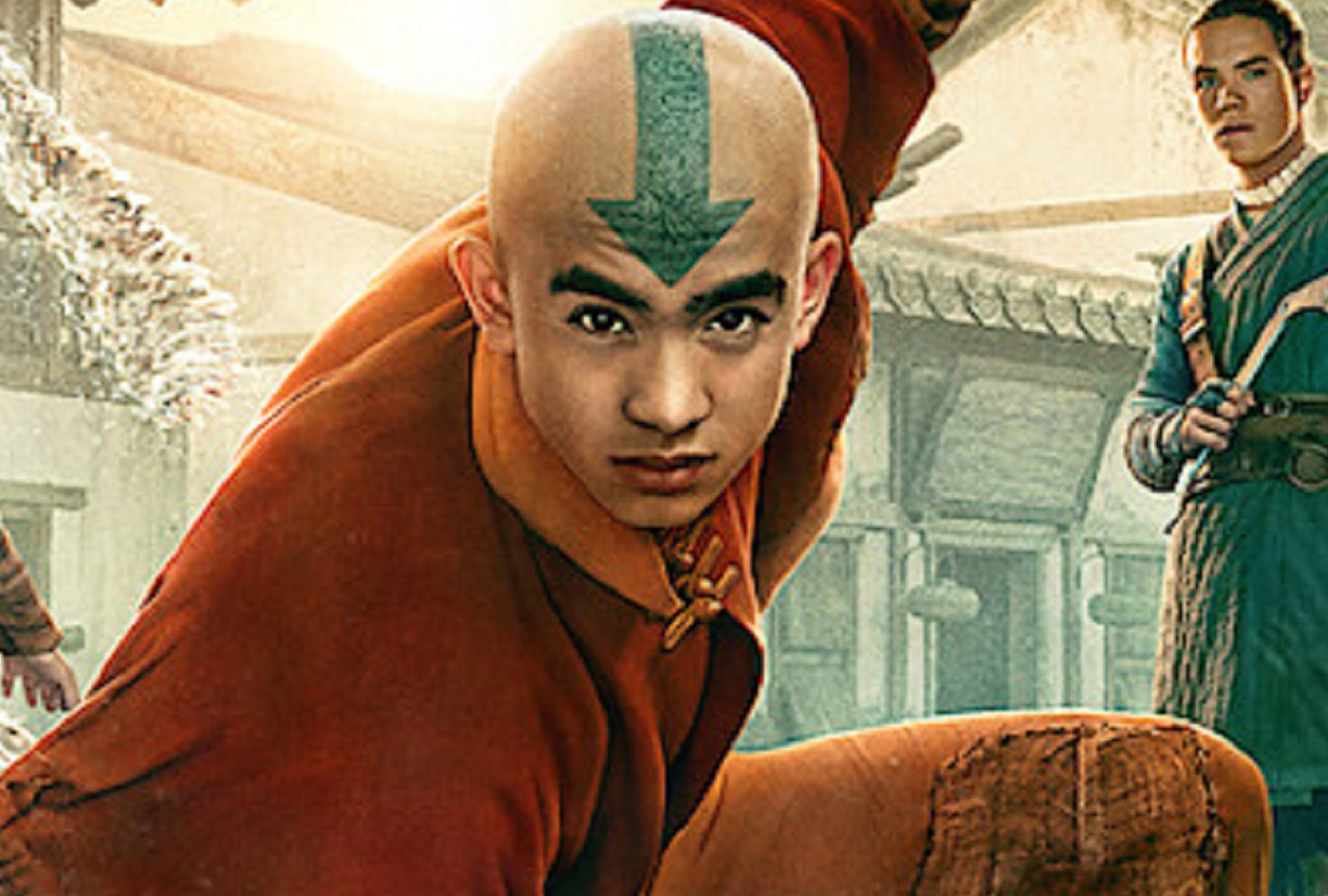 Aang (Gordon Cormier) tiene aproximadamente 14 años en la segunda temporada de la serie live action "Avatar: The Last Airbender" (Foto: Netflix)