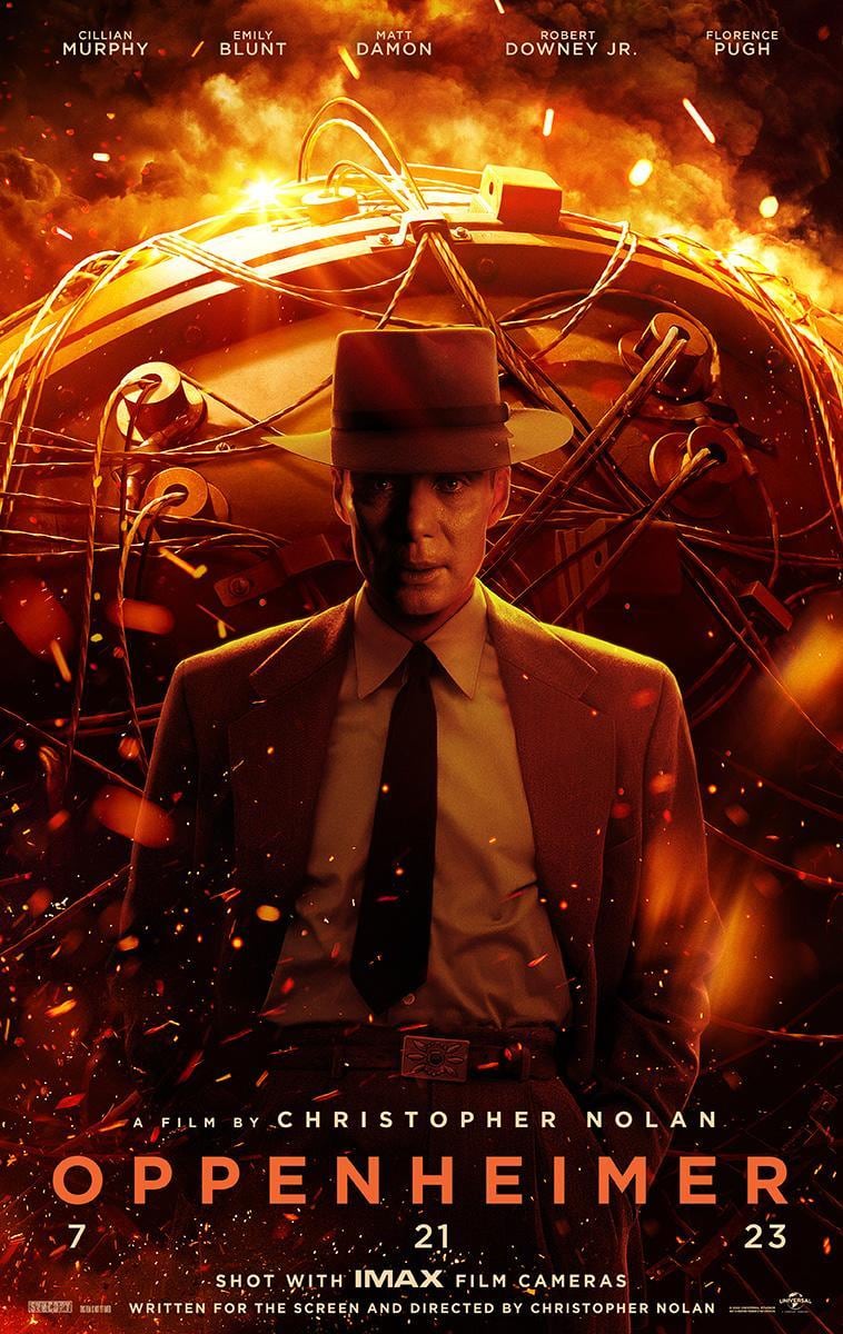 El póster de la película “Oppenheimer” (Foto: Universal Pictures)