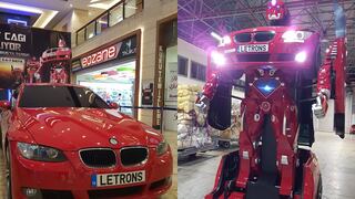 El robot “Transformer” existe y fue hecho con un auto BMW que se puede conducir | VIDEO