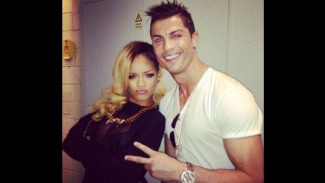 Cristiano Ronaldo es fanático de Rihanna y se tomó foto con ella