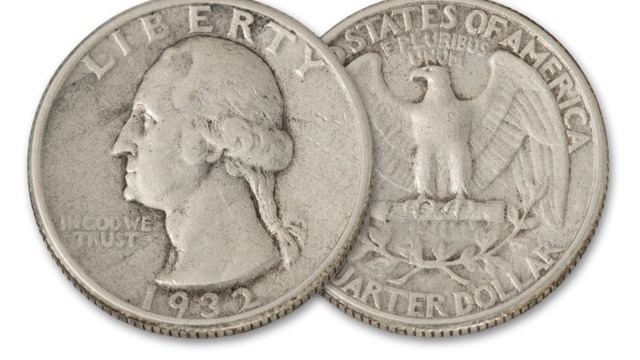 En cuánto dinero se pueden vender las monedas de 25 centavos de 1932