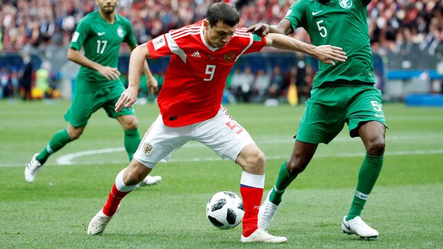 Rusia goleó 5-0 a Arabia Saudita en la inauguración del Mundial