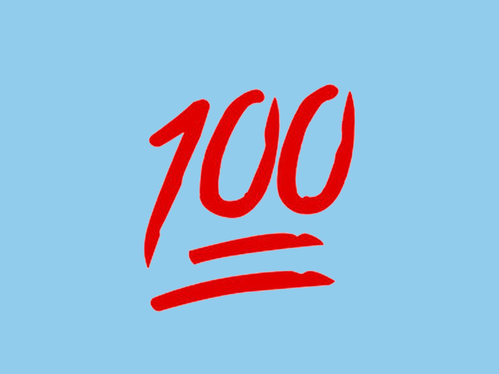 El emoji del número 100 esconde un oscuro significado en la serie "Adolescencia" de Netflix (Foto: Emojipedia)