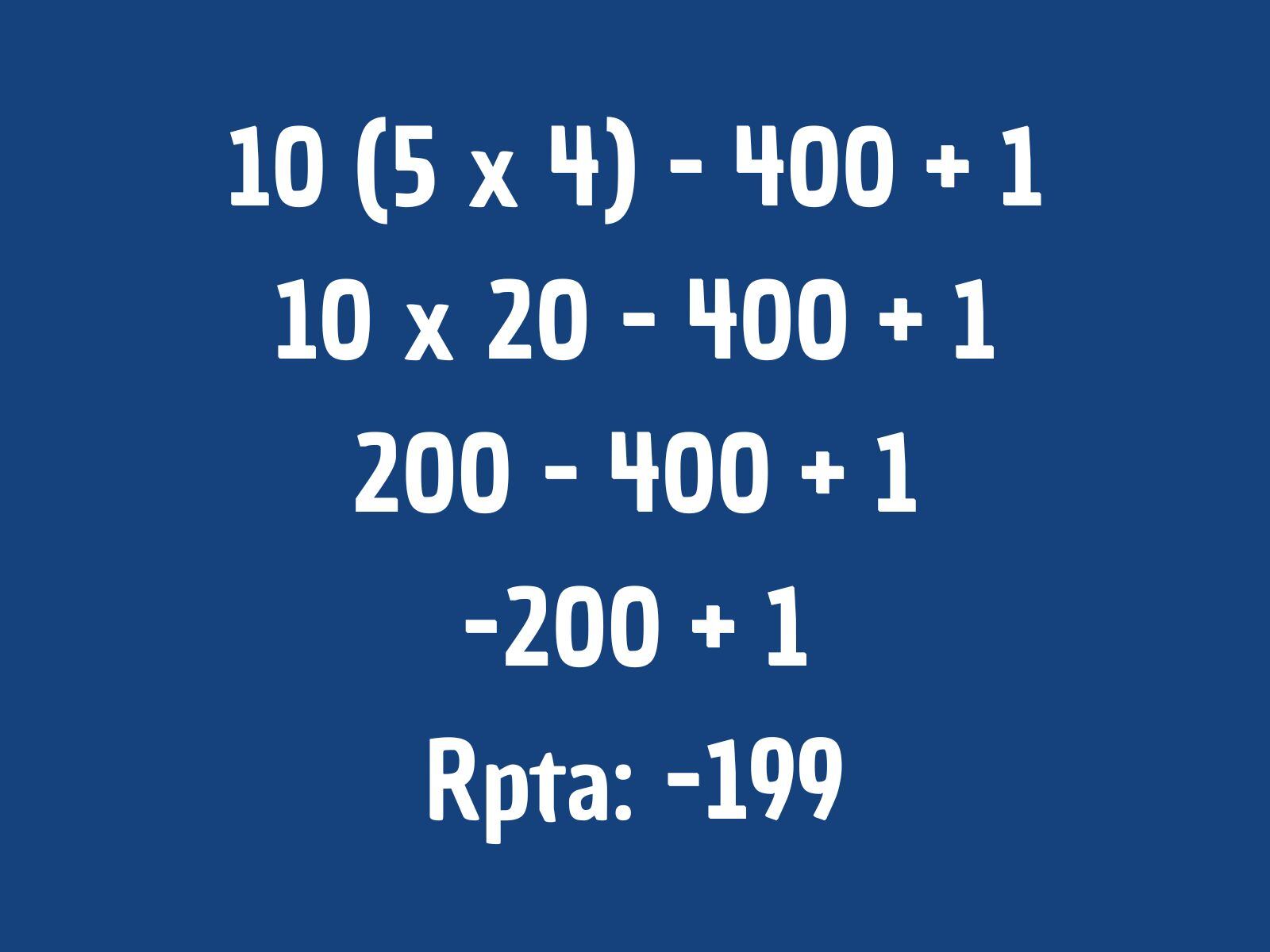 Reto matemático: ¿Acertaste con el resultado de este problema o te costó? (Creación: Mag)