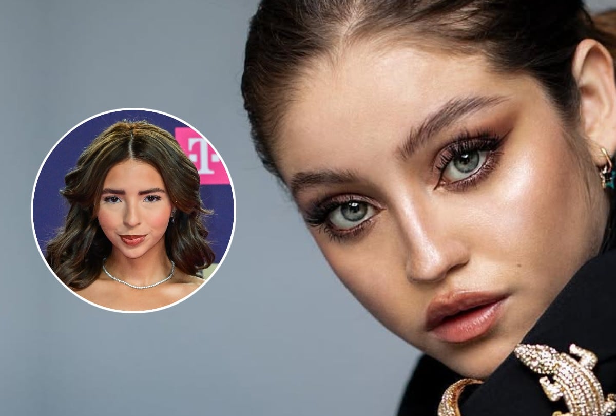 Karol Sevilla responde a las críticas por sus burlas a Ángela Aguilar. | Crédito: Instagram karolsevillaofc / Giorgio Viera - AFP