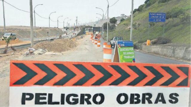 La Costa Verde será una zona de obras durante el verano