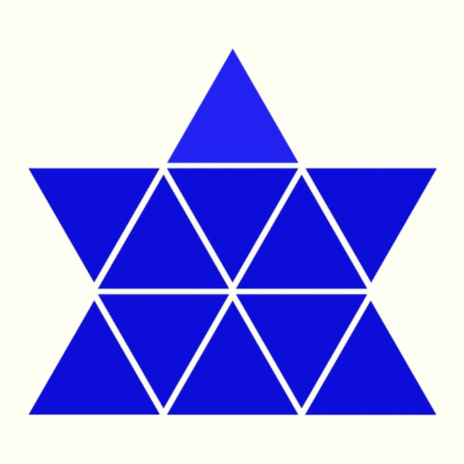 RETO VISUAL | Esta imagen te muestra muchos triángulos. ¿Cuál es el distinto a los demás? (Foto: genial.guru)