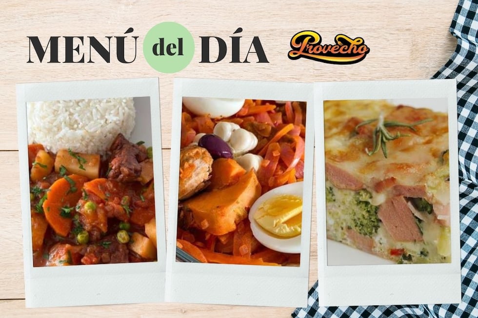 Te proponemos un menú para esta semana.