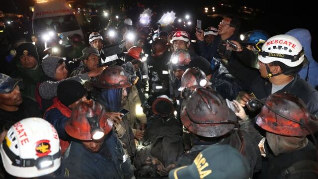 Oyón: así fue el rescate de los mineros atrapados desde el jueves |FOTOS