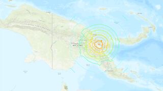 Potente terremoto de magnitud 7,6 sacude Papúa Nueva Guinea y deja al menos 7 muertos
