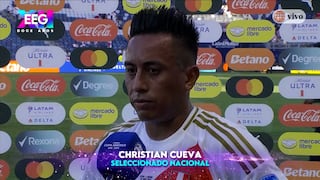 Christian Cueva luego del partido Perú vs. Canadá: “Es duro volver después de tanto tiempo”