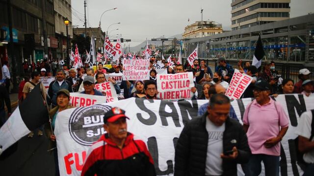 Marcha Nacional: continúan movilizaciones en el Centro de Lima | FOTOS