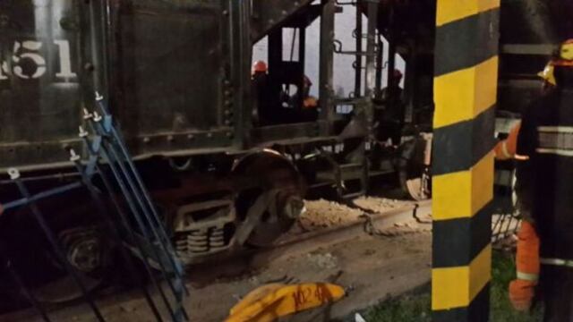 Callao: tres vagones de tren se descarrilaron en Carmen de la Legua