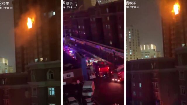 Incendio de edificio residencial en el oeste de China deja al menos 10 muertos
