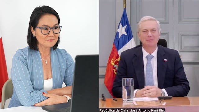 Presidente de Chile felicita a Keiko Fujimori y destaca voluntad para fortalecer la amistad entre ambos países