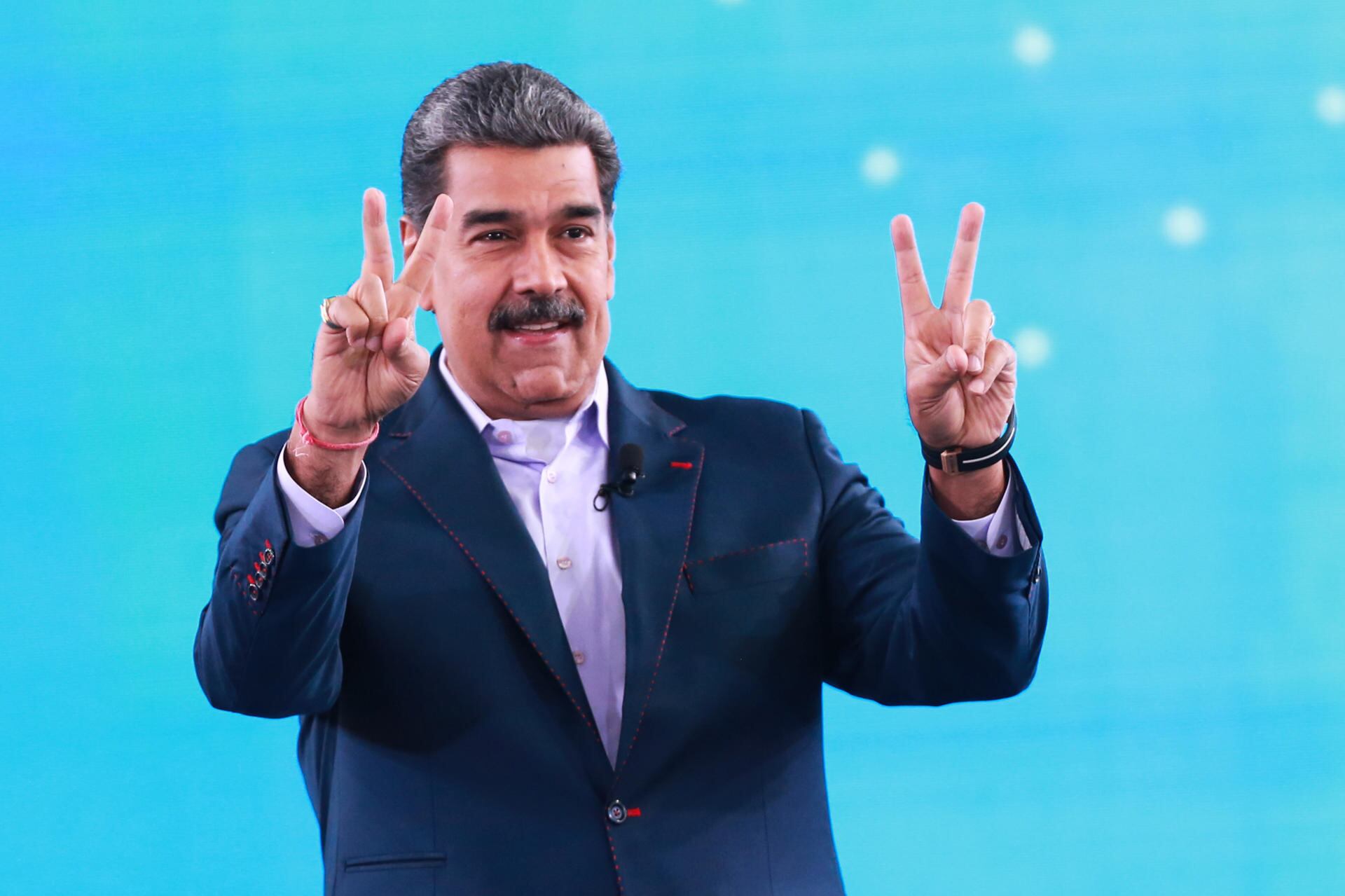 Nicolás Maduro durante su programa semanal de televisión "Con Maduro +", el 26 de mayo del 2025. (EFE/ Prensa Palacio de Miraflores).