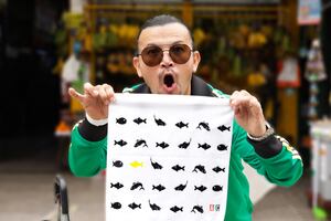 Kumar Paredes estrena la quinta temporada de “Pescado Desconocido”