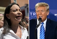 Trump dice que analizará una posible presidencia de Machado en Venezuela