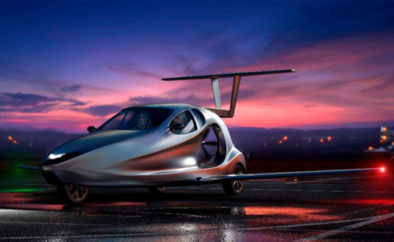 Este es el modelo de vehículo volador que se convierte en moto de tres ruedas. (Foto: samsonsky.com)