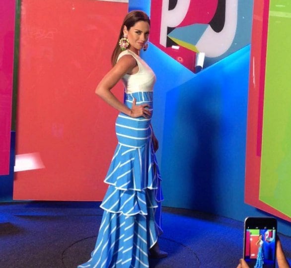 Michelle Galvan en la alfombra roja de los Premios Juventud 2017. (Foto: Instagram oficial)