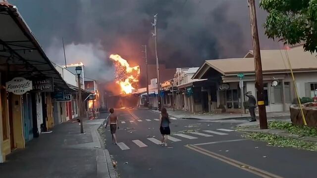 Hawái: al menos 53 muertos y miles de evacuados por incendios forestales en Maui