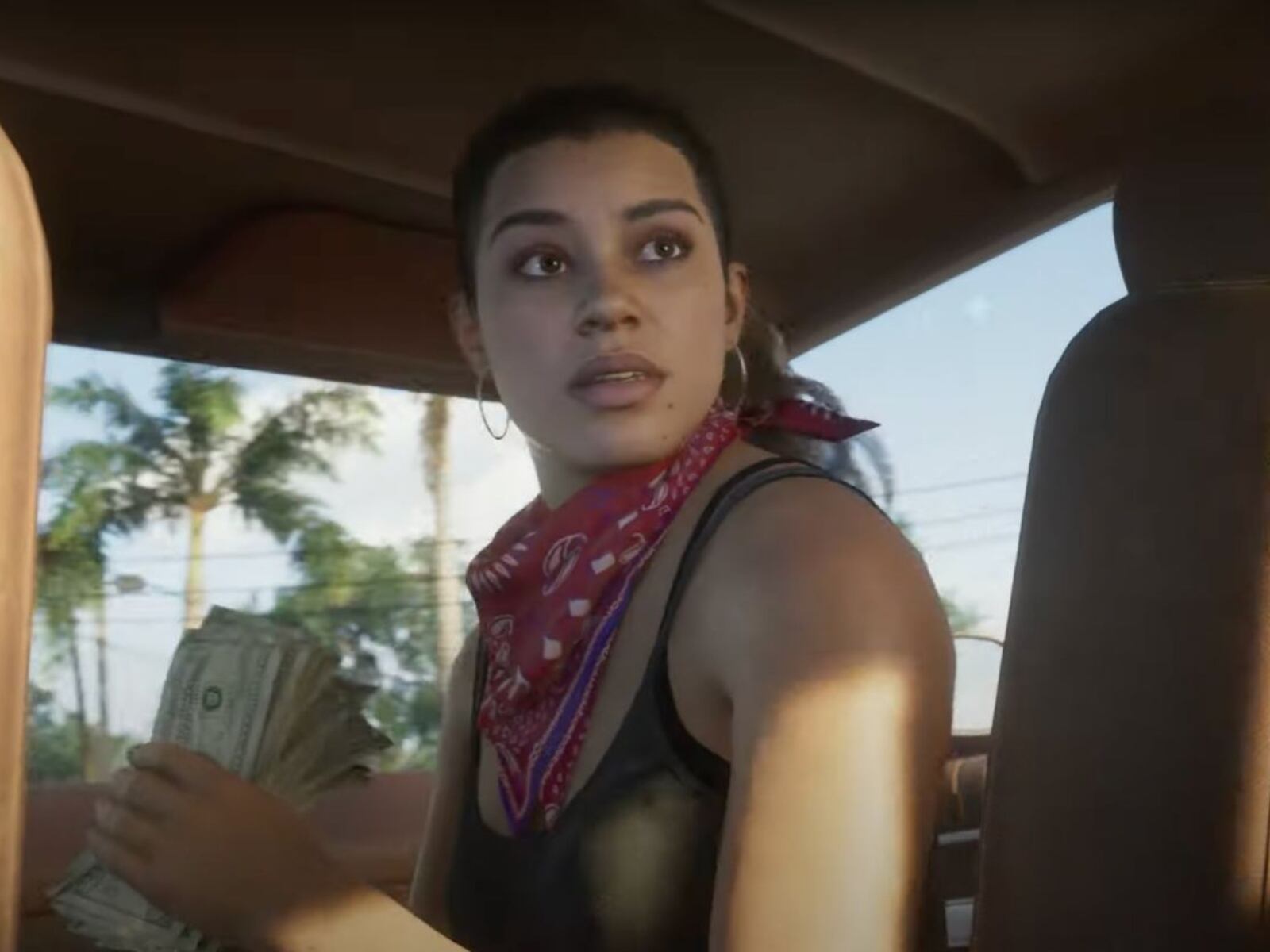 Uno de los personajes del videojuego "GTA 6" en el tráiler oficial (Foto: Rockstar Games)