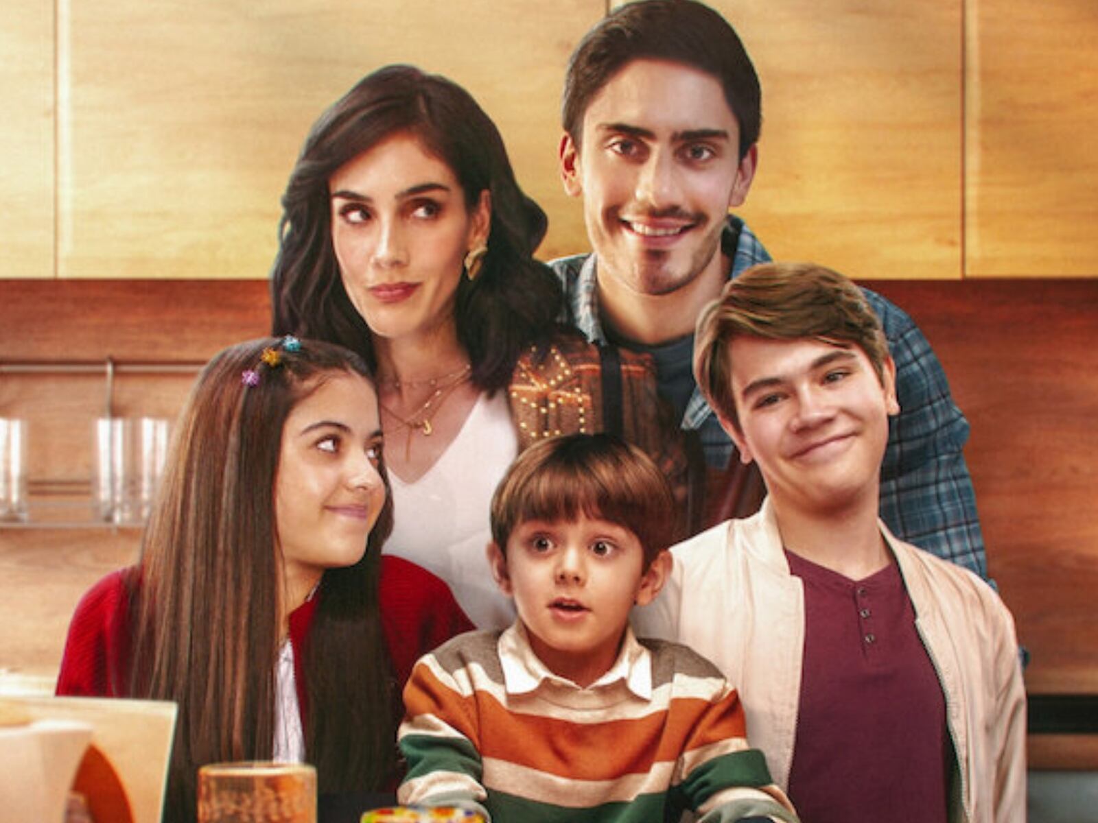 Imagen promocional de la serie "El niñero" con los protagonistas de la historia (Foto: Netflix)