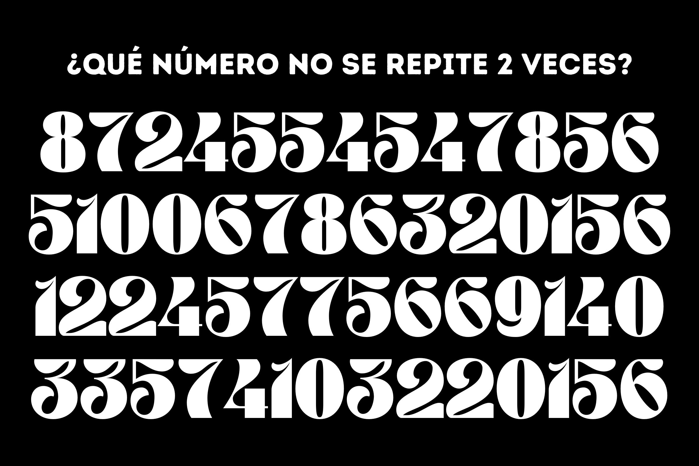 Reto visual: Ubica rápidamente el número que no se repite para ganar este juego. (Creación: Mag)