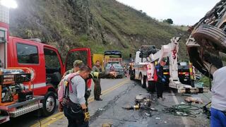 Colombia: 20 muertos y 15 heridos tras accidente de autobús en suroeste del país
