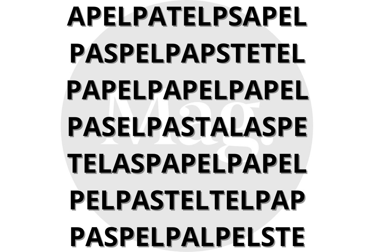 ¿Puedes encontrar la palabra "pastel" en esta sopa de letras en solo 9 segundos? ¡Desafía tu vista! (foto: MAG)