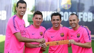 Xavi, Iniesta, Messi y Busquets serán capitanes del Barcelona