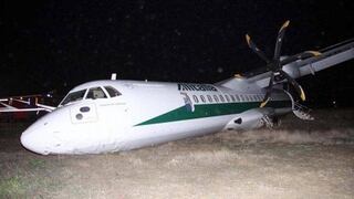 Avión se despistó y dejó 16 heridos en aeropuerto de Italia