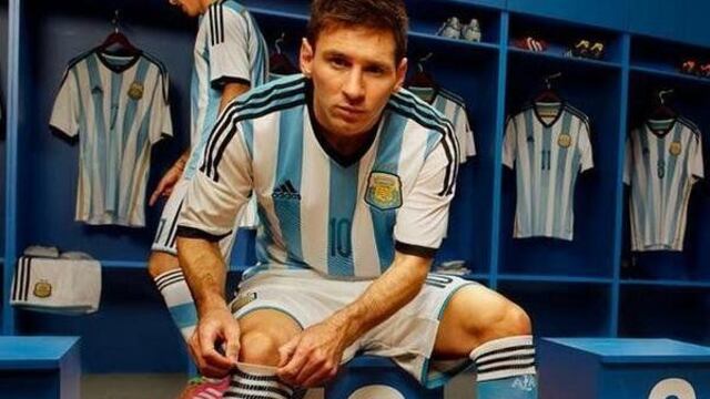 Así sería la camiseta de la selección argentina en el Mundial