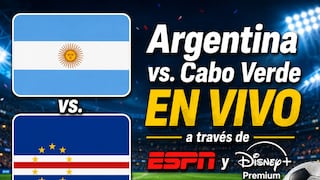 ESPN transmitió la victoria de Selección Argentina vs. Cabo Verde, con Leo Messi, por TV y Disney Plus Premium