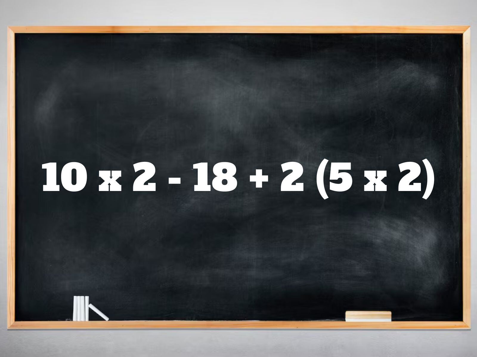 Reto matemático: Ponte como objetivo resolver correctamente este ejercicio numérico. (Creación: Mag/Freepik)