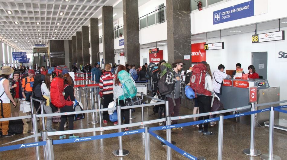 Aeropuerto Velasco Astete en Cusco.